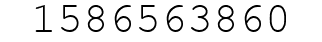 Number 1586563860.