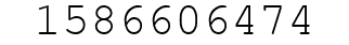 Number 1586606474.
