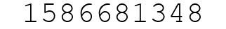 Number 1586681348.