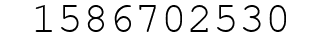 Number 1586702530.
