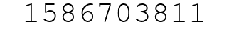 Number 1586703811.