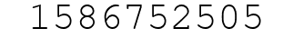 Number 1586752505.