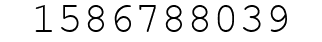 Number 1586788039.