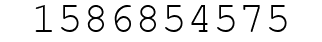 Number 1586854575.