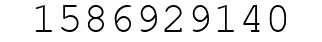 Number 1586929140.