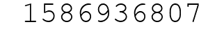 Number 1586936807.