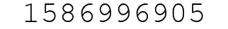 Number 1586996905.