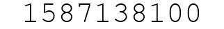 Number 1587138100.