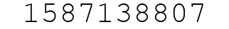 Number 1587138807.