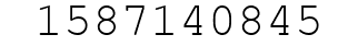 Number 1587140845.