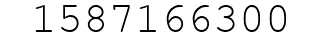 Number 1587166300.