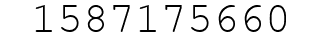 Number 1587175660.