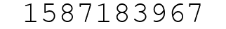 Number 1587183967.
