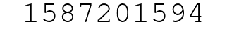 Number 1587201594.