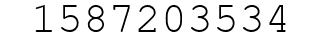 Number 1587203534.