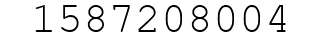 Number 1587208004.