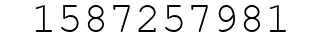 Number 1587257981.