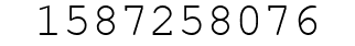 Number 1587258076.