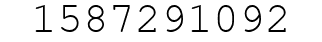 Number 1587291092.