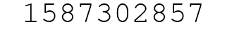 Number 1587302857.
