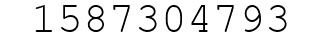 Number 1587304793.