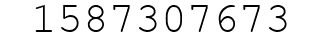 Number 1587307673.