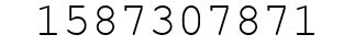 Number 1587307871.