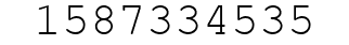 Number 1587334535.