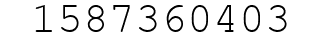 Number 1587360403.