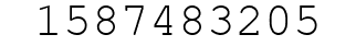 Number 1587483205.