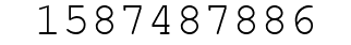 Number 1587487886.