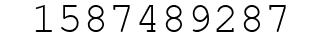 Number 1587489287.