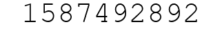 Number 1587492892.