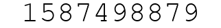 Number 1587498879.