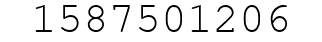 Number 1587501206.