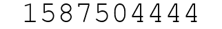 Number 1587504444.