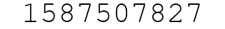 Number 1587507827.