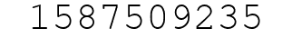 Number 1587509235.