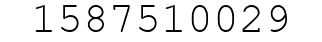 Number 1587510029.