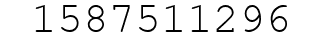 Number 1587511296.
