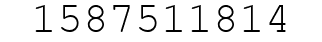 Number 1587511814.