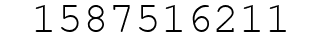 Number 1587516211.