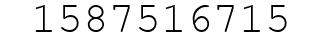Number 1587516715.