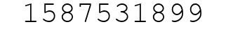 Number 1587531899.