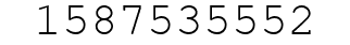 Number 1587535552.