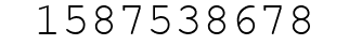 Number 1587538678.