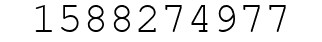 Number 1588274977.