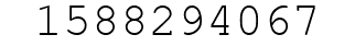 Number 1588294067.