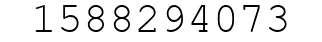 Number 1588294073.