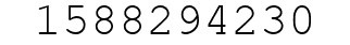 Number 1588294230.